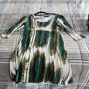 Karen Kane Multicolor Long Sleeve Dress